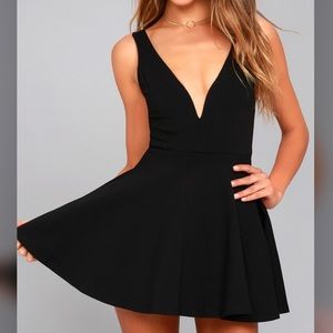 Lulu’s Black Skort Dress